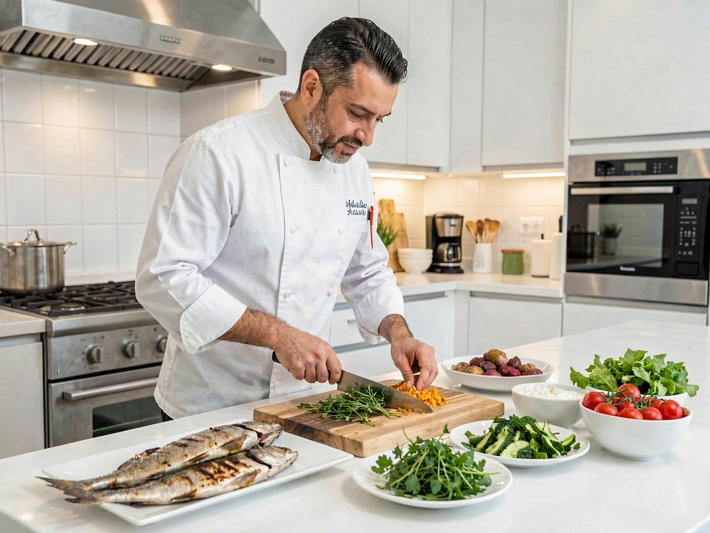 تحضير وجبة صحية